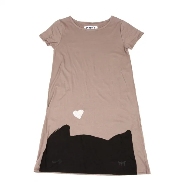 cat's TSUMORI CHISATO Hem Cat Printed Tunic K-139709_002