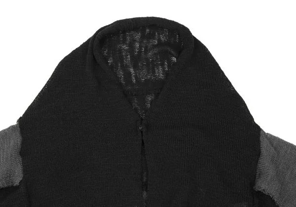 Y's Wool Switching Hooded Bolero  K-139745_003
