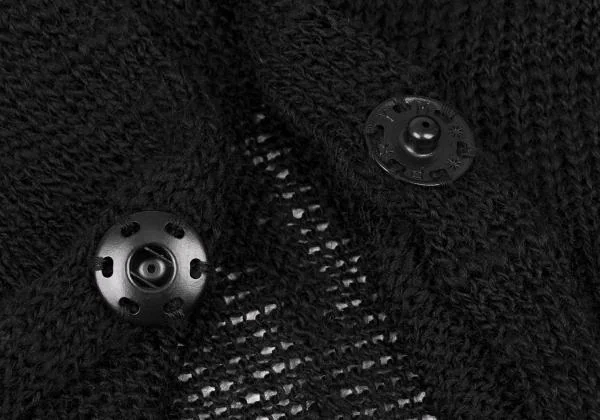 Y's Wool Switching Hooded Bolero  K-139745_005
