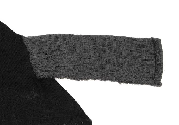 Y's Wool Switching Hooded Bolero  K-139745_006