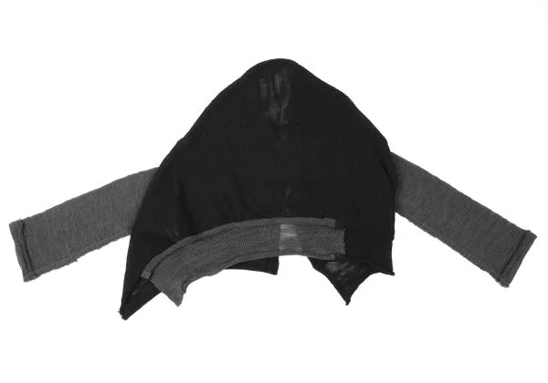 Y's Wool Switching Hooded Bolero  K-139745_010