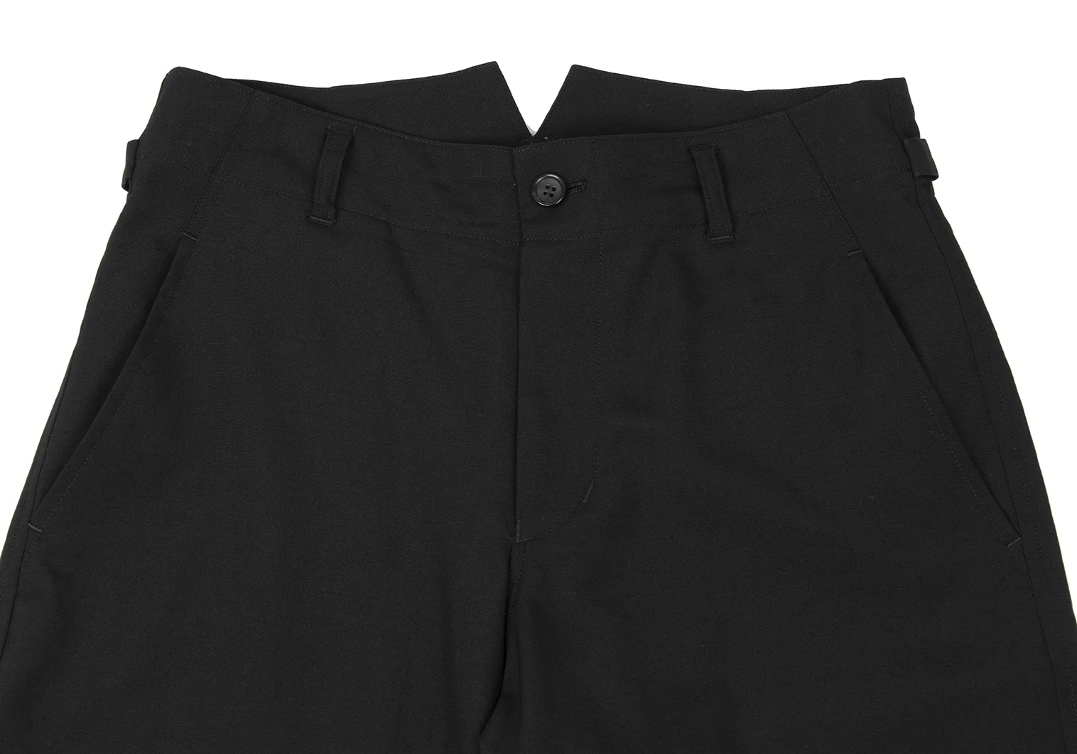 アテッサ新作モデル コムコム コムデギャルソンCOMME des GARCONS ウールワイド裾 パンツ