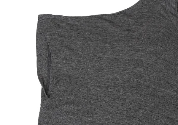 ISSEY MIYAKE HaaT Rayon Silk Layered Short Sleeve Dress K-139763_005