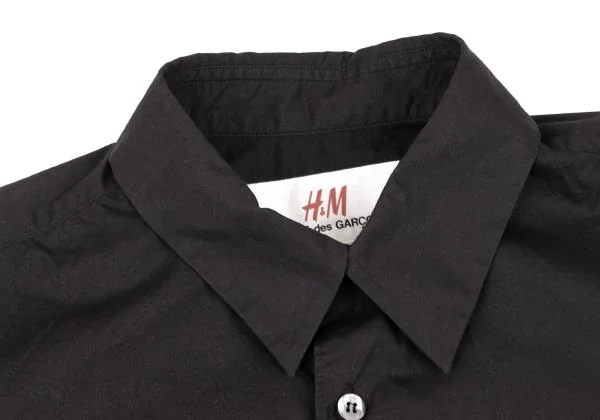 H&M コムデギャルソンCOMME des GARCONS コットンベーシックシャツ 黒34 K-139786_004