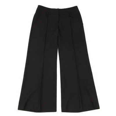KENZO JUNGLE Wool Center Press Wide Pants