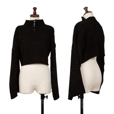KENZO Acrylic Nylon Flare Sleeve Short Knit