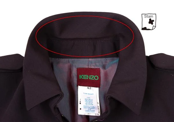 KENZO Wool Zip-Up Jacket K-139812_005