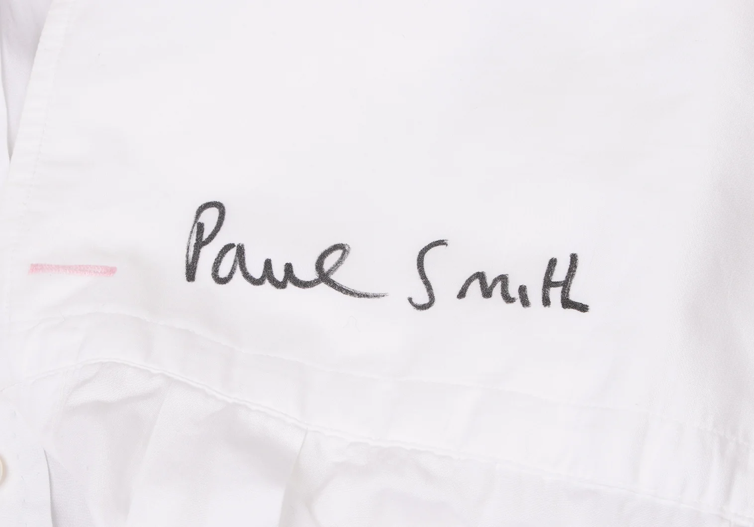 ポールスミスPaul Smith 直筆サイン入り コットンロングカフス