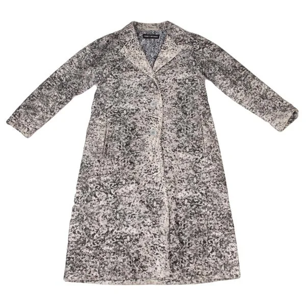 ISSEY MIYAKE Cotton Marble Pattern Coat K-139827_002
