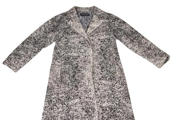 ISSEY MIYAKE Cotton Marble Pattern Coat K-139827_003