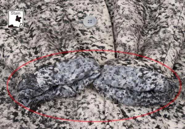 ISSEY MIYAKE Cotton Marble Pattern Coat K-139827_009