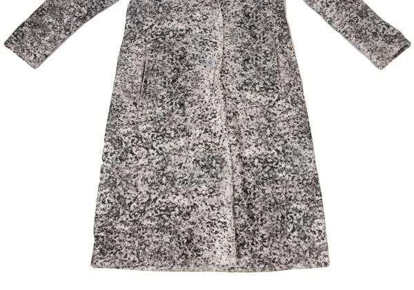 ISSEY MIYAKE Cotton Marble Pattern Coat K-139827_010