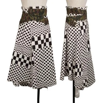 COMME des GARCONS Camo Taped Dot Printed Skirt