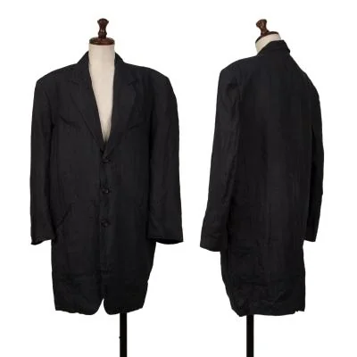 tricot COMME des GARCONS Linen Beading Pocket Jacket