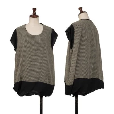 tricot COMME des GARCONS Checkered Balloon T Shirt