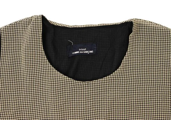 tricot COMME des GARCONS Checkered Balloon T Shirt K-139848_003