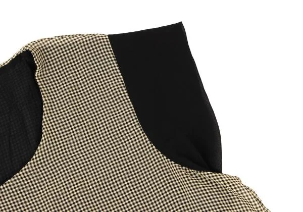 tricot COMME des GARCONS Checkered Balloon T Shirt K-139848_004