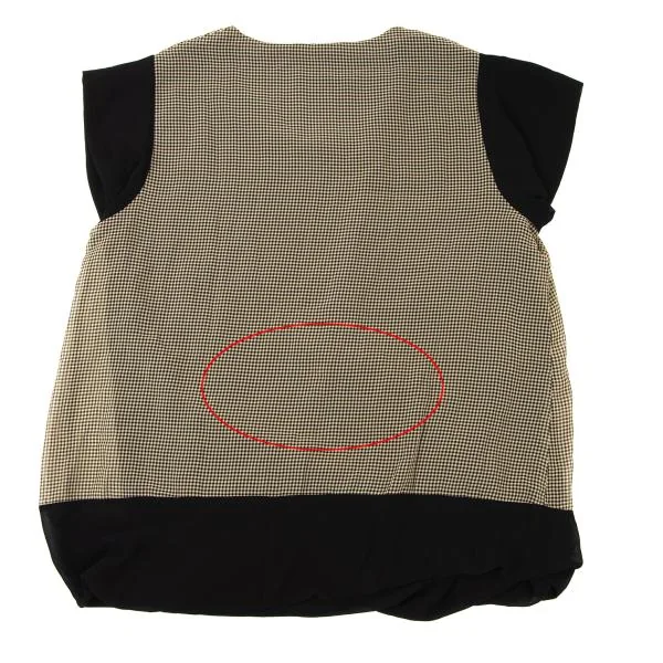 tricot COMME des GARCONS Checkered Balloon T Shirt K-139848_007