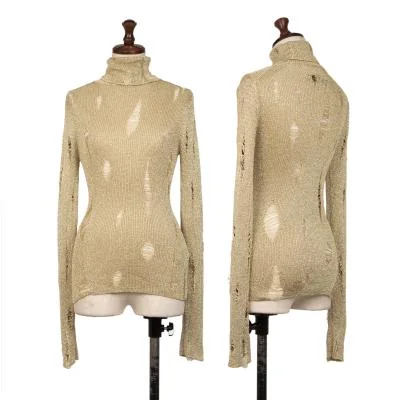 JUNYA WATANABE x10 Corso Como Metallic Destroy Knit Sweater