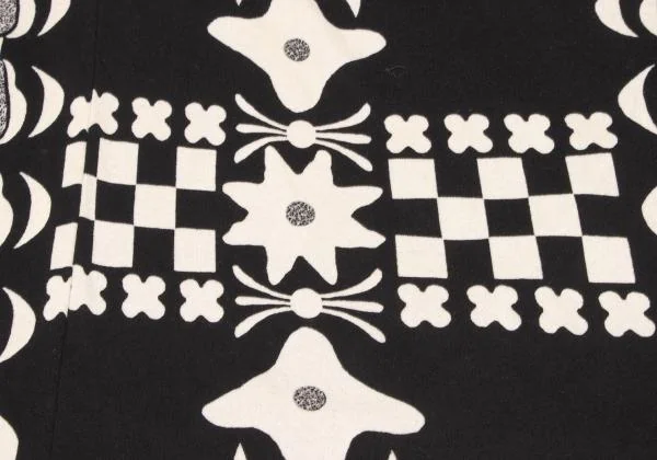 Yohji Yamamoto FEMME Cotton Printed Dress K-139869_013