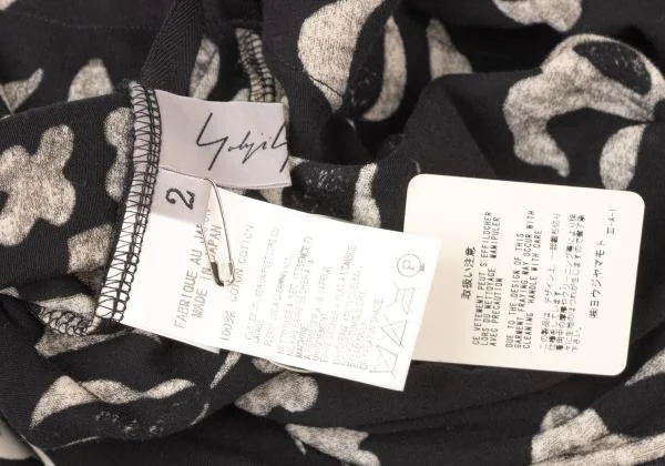 Yohji Yamamoto FEMME Cotton Printed Dress K-139869_015