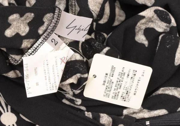 Yohji Yamamoto FEMME Cotton Printed Dress K-139869_016