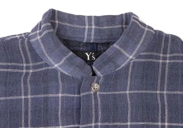 Y's Check Pattern Summer Wool Jacket & Skirt K-139875_004