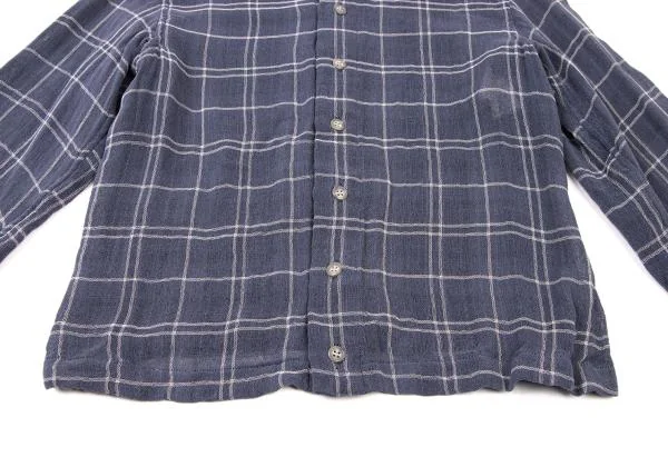 Y's Check Pattern Summer Wool Jacket & Skirt K-139875_007