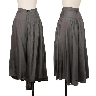 Y's Check Tuck Gather Skirt