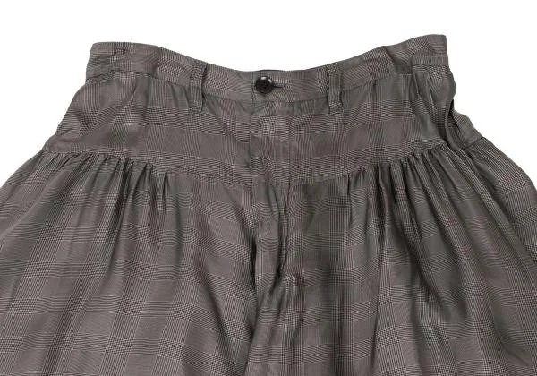 Y's Check Tuck Gather Skirt K-139880_003