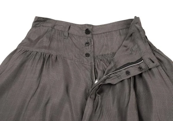 Y's Check Tuck Gather Skirt K-139880_005