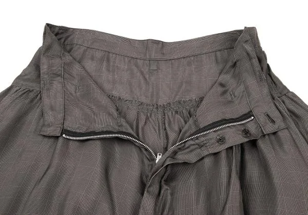 Y's Check Tuck Gather Skirt K-139880_006