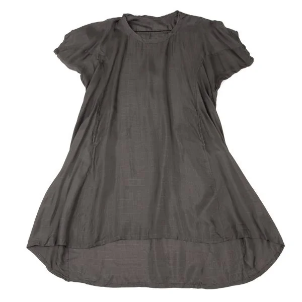 Y's Check Switching Flare Dress K-139881_002