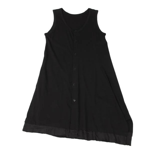 Y's Hem Cutting Switching Sleeveless Tunic K-139888_002