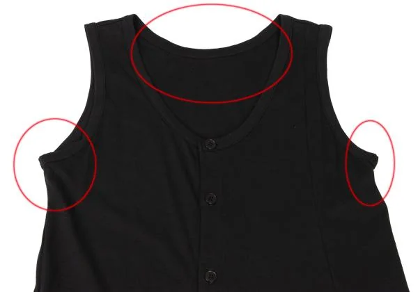 Y's Hem Cutting Switching Sleeveless Tunic K-139888_003