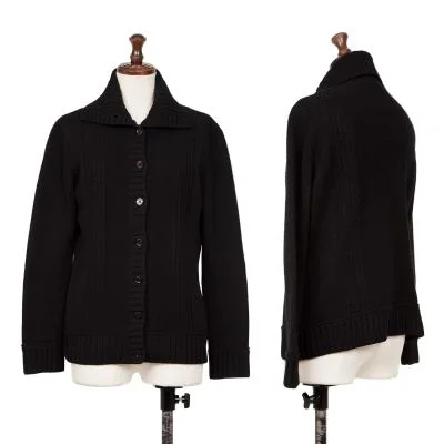 Paul Stuart Wool Cashmere Turtleneck Knit Cardigan
