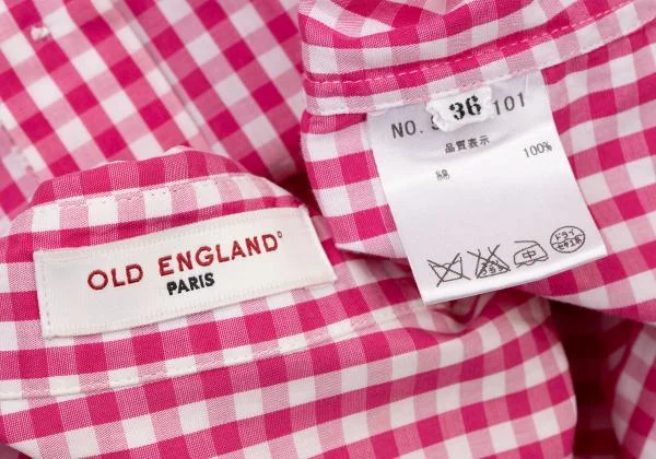 オールドイングランドOLD ENGLAND コットンギンガムチェック