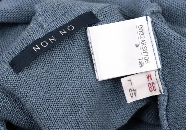 NON NO ademoiselle NON NON Floral Embroidery Knit Polo Shirt K-139899_015