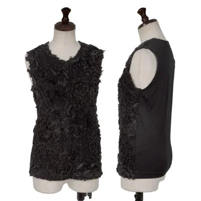 COMME des GARCONS Mesh Frill Sleeveless Top