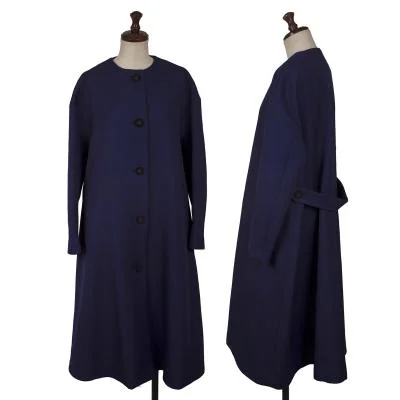 mina perhonen Wool Poly No Collor Coat