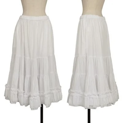 COMME des GARCONS GIRL Hem Frill Tiered Skirt