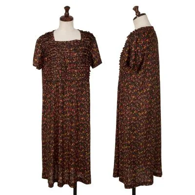 tricot COMME des GARCONS Floral Printed Frill Dress