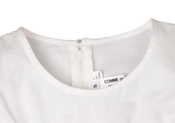 美品 COMME des GARCONS リボン Tシャツ S ホワイト 白