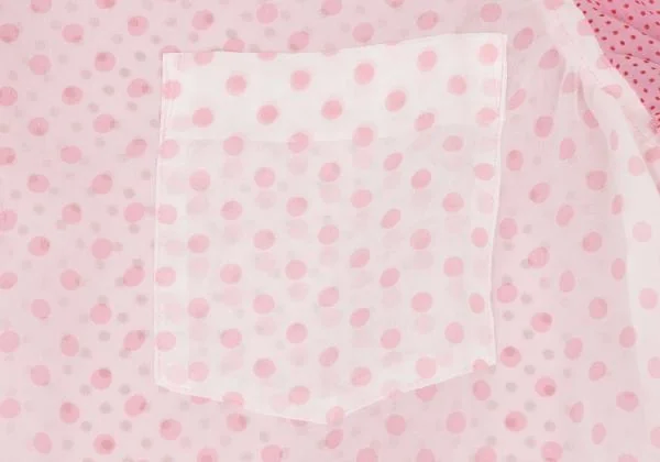COMME des GARCONS Dot Print Switching Ribbon Shirt K-139962_006