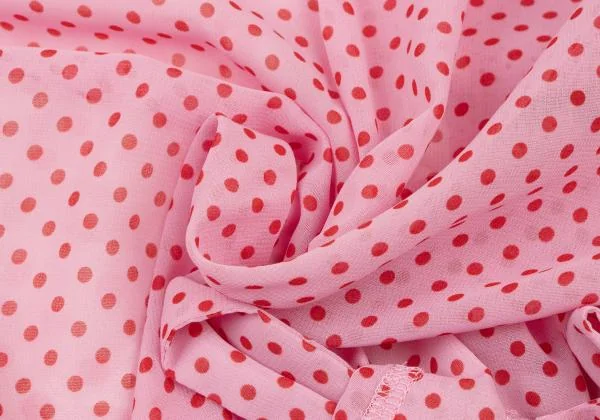COMME des GARCONS Dot Print Switching Ribbon Shirt K-139962_018
