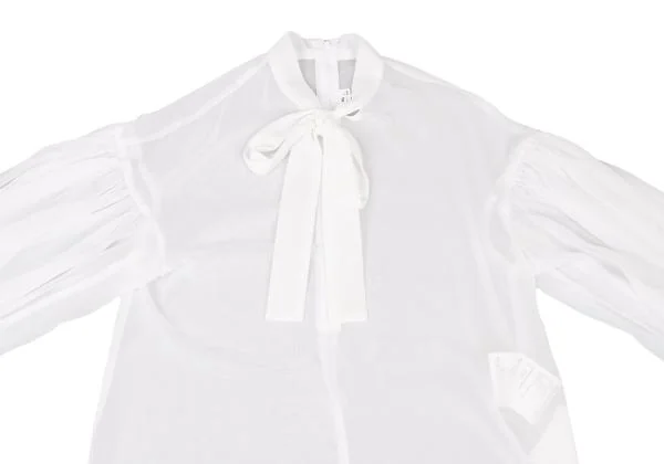 COMME des GARCONS Neck String Design See-through Blouse K-139963_003