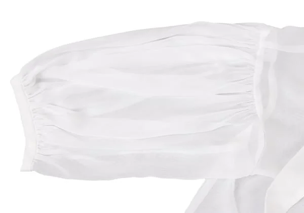 COMME des GARCONS Neck String Design See-through Blouse K-139963_007
