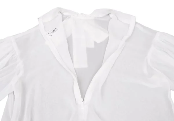 COMME des GARCONS Neck String Design See-through Blouse K-139963_012