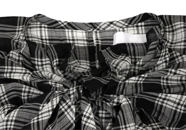 tao Ribbon Gather Check Dress K-139977_004