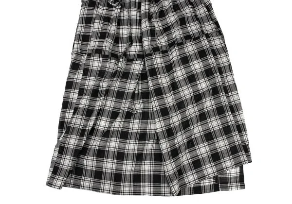 tao Ribbon Gather Check Dress K-139977_010